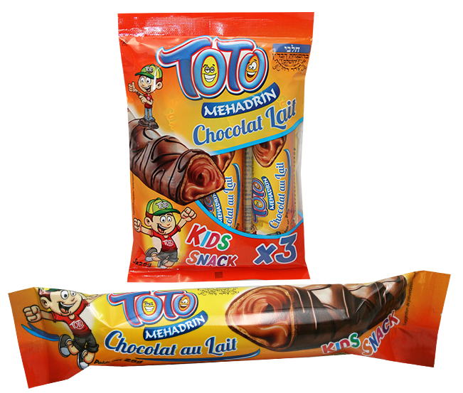 BARRE CHOCOLATÉE FOURRÉ CHOCOLAT LAIT TOTO