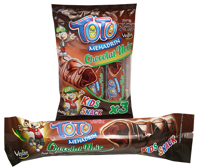 BARRE CHOCOLATÉE FOURRÉ CHOCOLAT NOIR TOTO