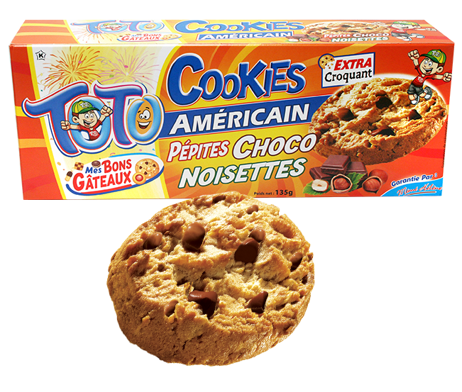 COOKIES AMERICAIN AUX PÉPITES DE CHOCOLAT TOTO